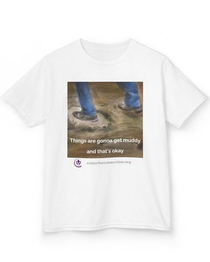 Things are gonna get muddy funny kid t-shirt
