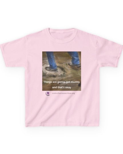 Things are gonna get muddy funny kid t-shirt