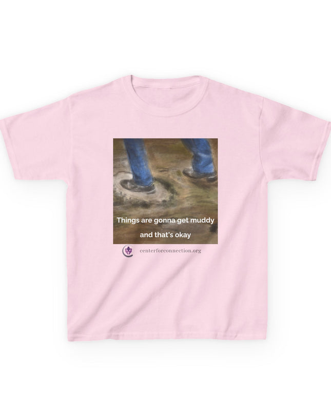 Things are gonna get muddy funny kid t-shirt