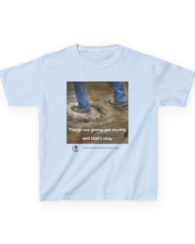 Things are gonna get muddy funny kid t-shirt