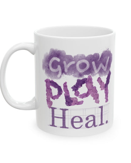 Grow, Play, Heal Ceramic Mug, (11oz, 15oz)