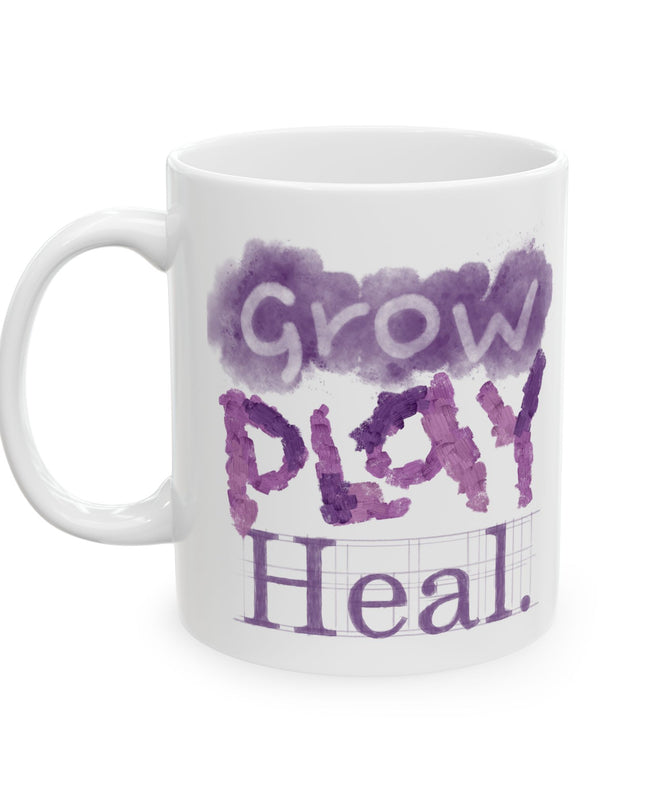 Grow, Play, Heal Ceramic Mug, (11oz, 15oz)
