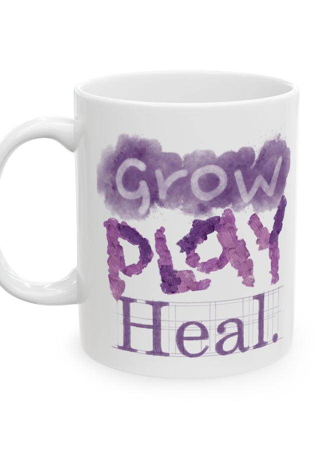 Grow, Play, Heal Ceramic Mug, (11oz, 15oz)